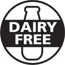 NervoCalmX dairy free badge