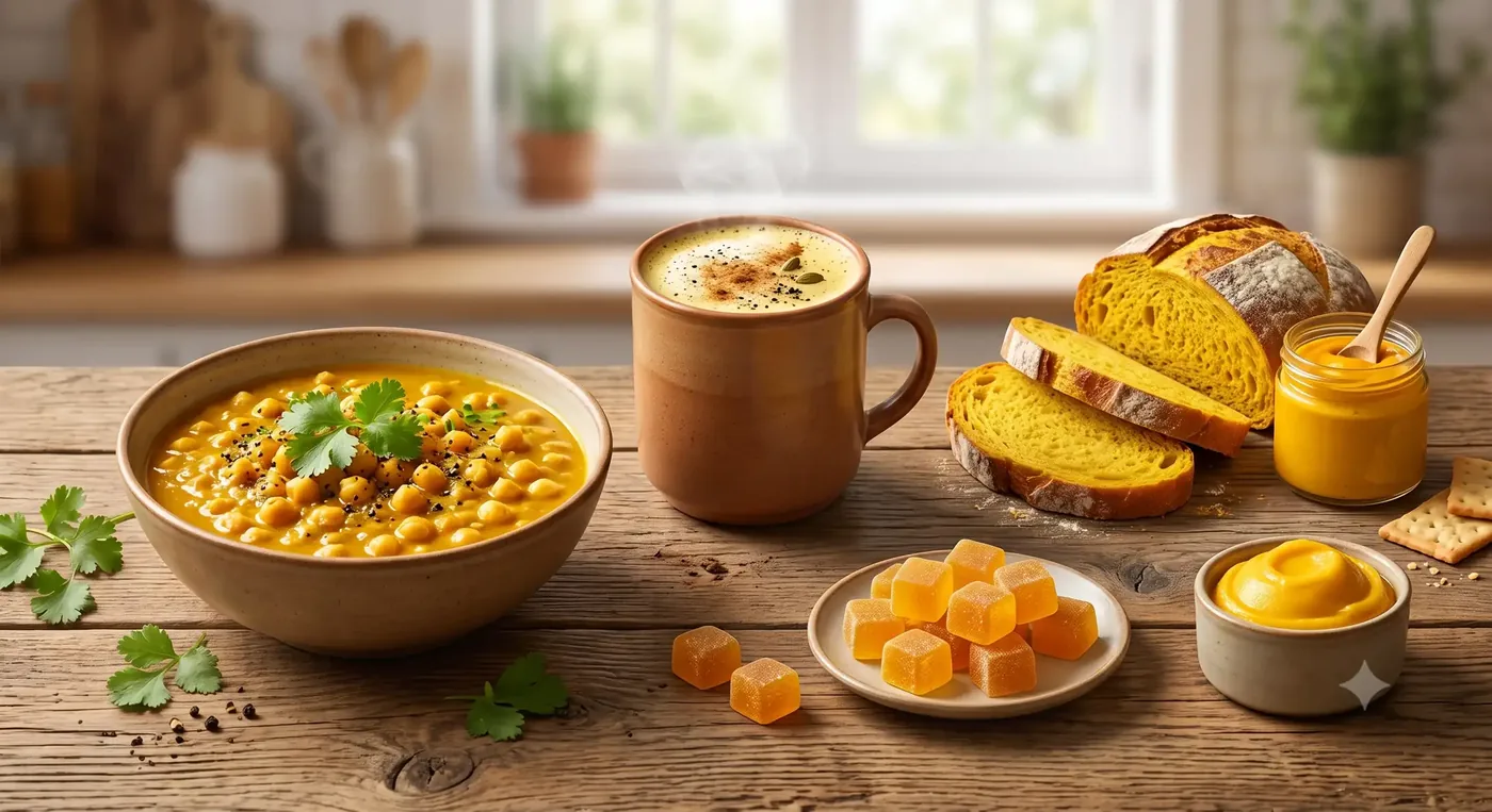 Turmeric root and ground turmeric powder, the Curcuma longa source of curcuminoids